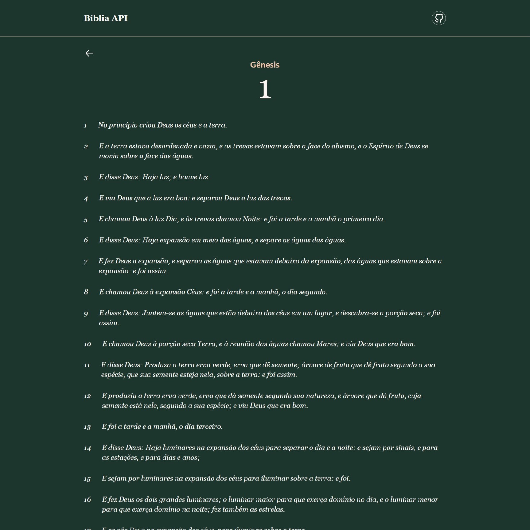 Imagem do projeto Bíblia API